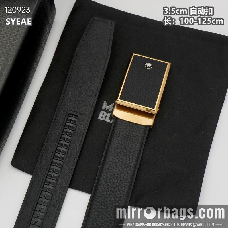 Montblanc belt 自动扣 35mmX100-125cm 8L072010
