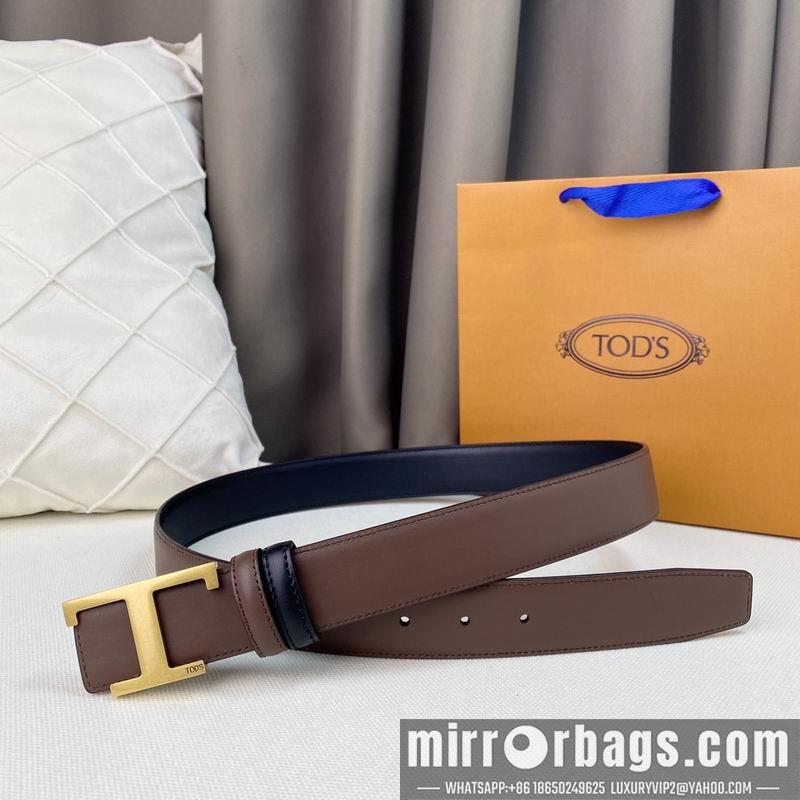 Tod's belt 34mmX95-125cm 7D01