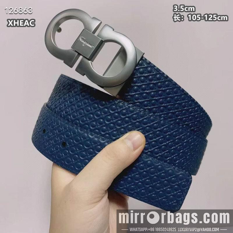 Ferragamo belt 35mmX105-125cm 8L101