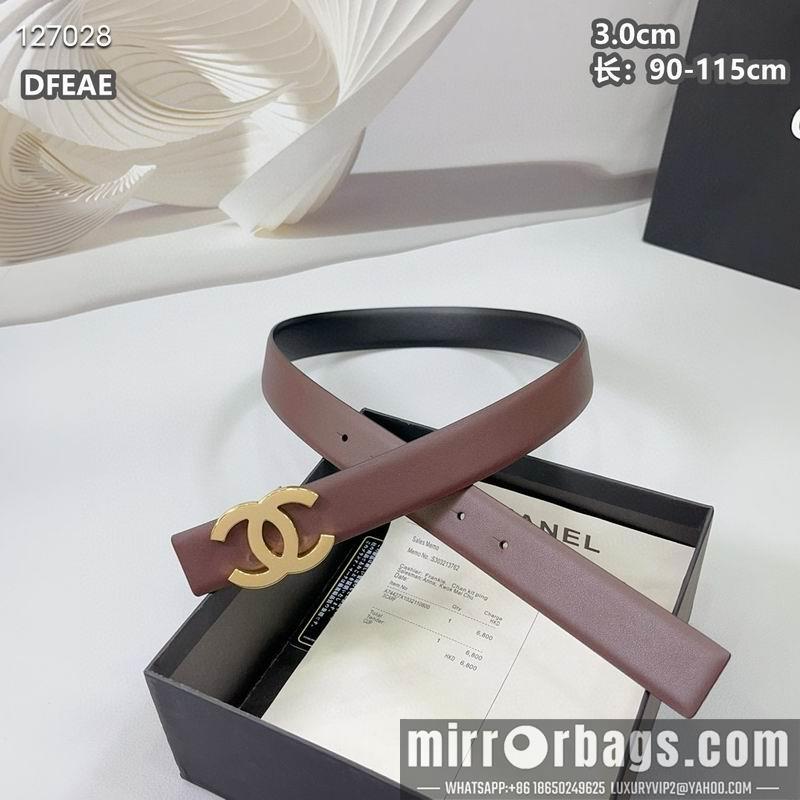 Chanel belt 30mmX90-115cm 8L31