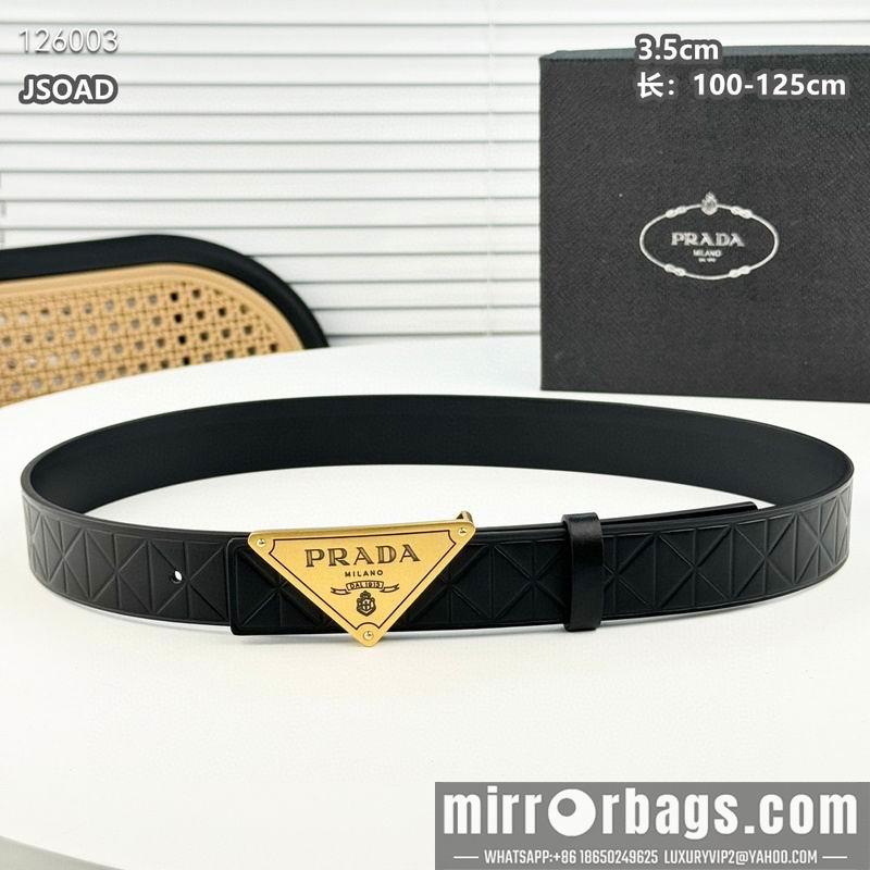 Prada belt 35mmX100-125cm 8L36