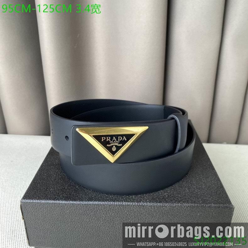 Prada Belt 34mmX95-125cm 7D04