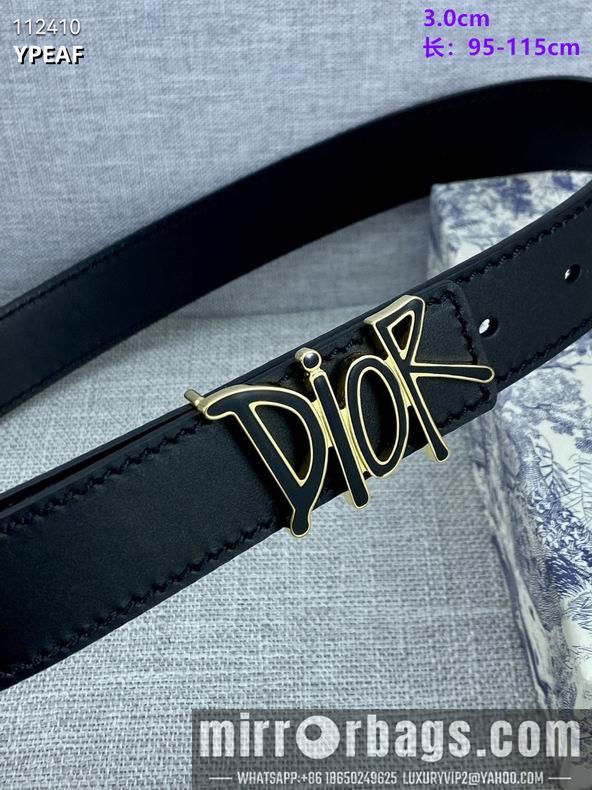 Dior belt 30mmX95-115cm 8L10