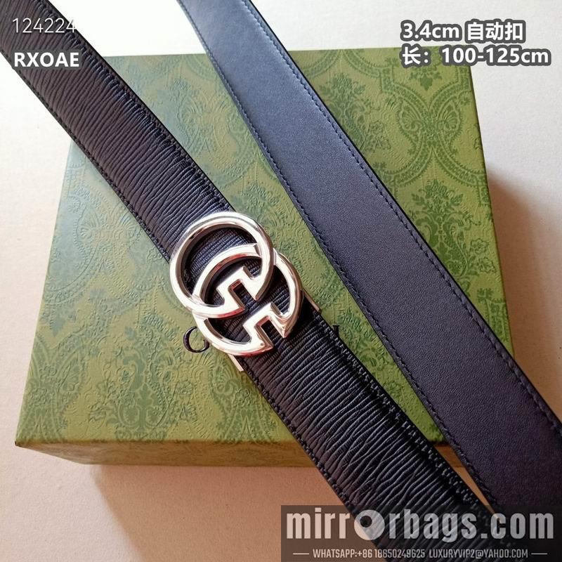 Gucci belt 34mmX100-125cm 8L22