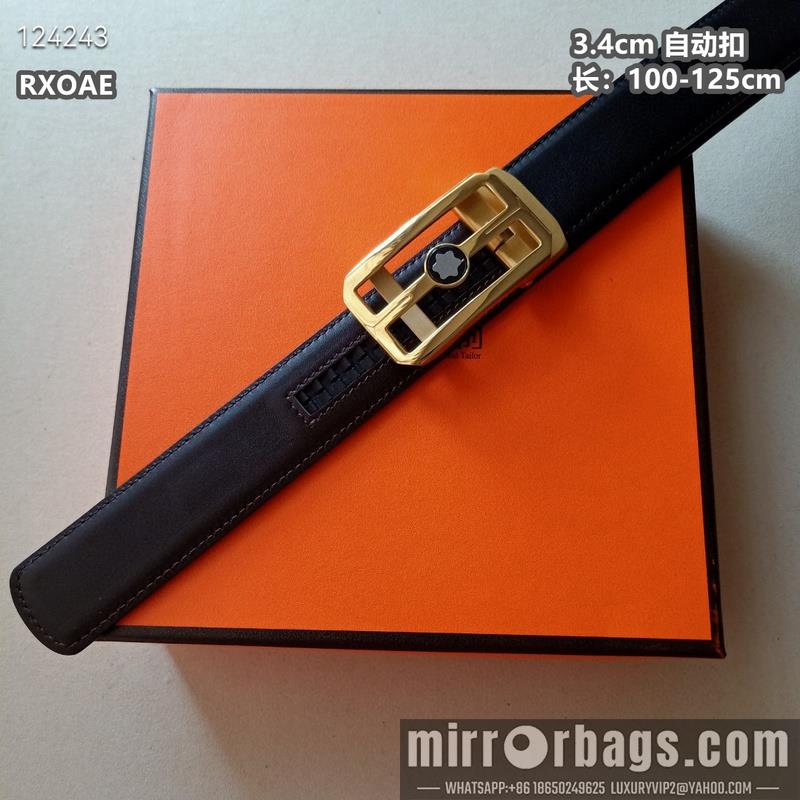 Montlanc belt 34mmX100-125cm 8L08