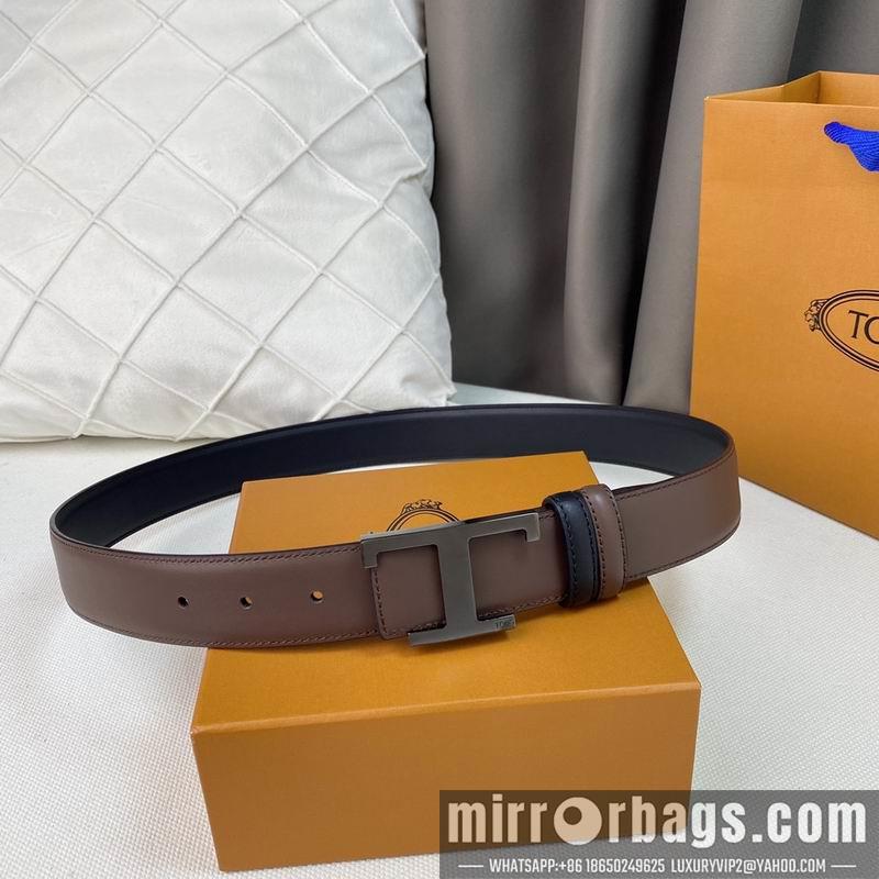 Tod's belt 34mmX95-125cm 7D01