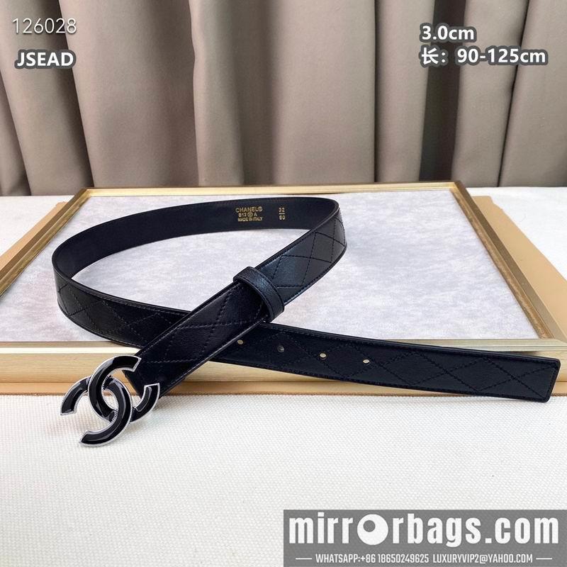 Chanel belt 30mmX90-125cm 8L13