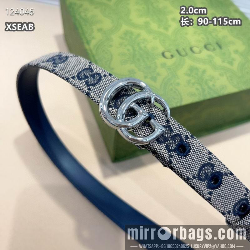 Gucci belt 20mmX90-115cm 8L21