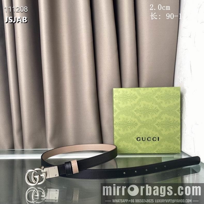Gucci Belt 20mm 90-115cm 8L01