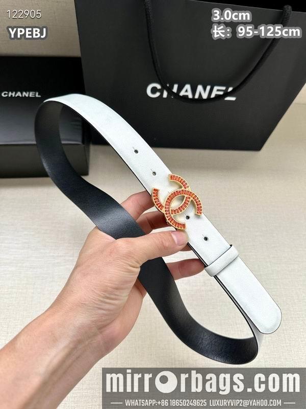 Chanel belt 30mmX95-125cm 8L26
