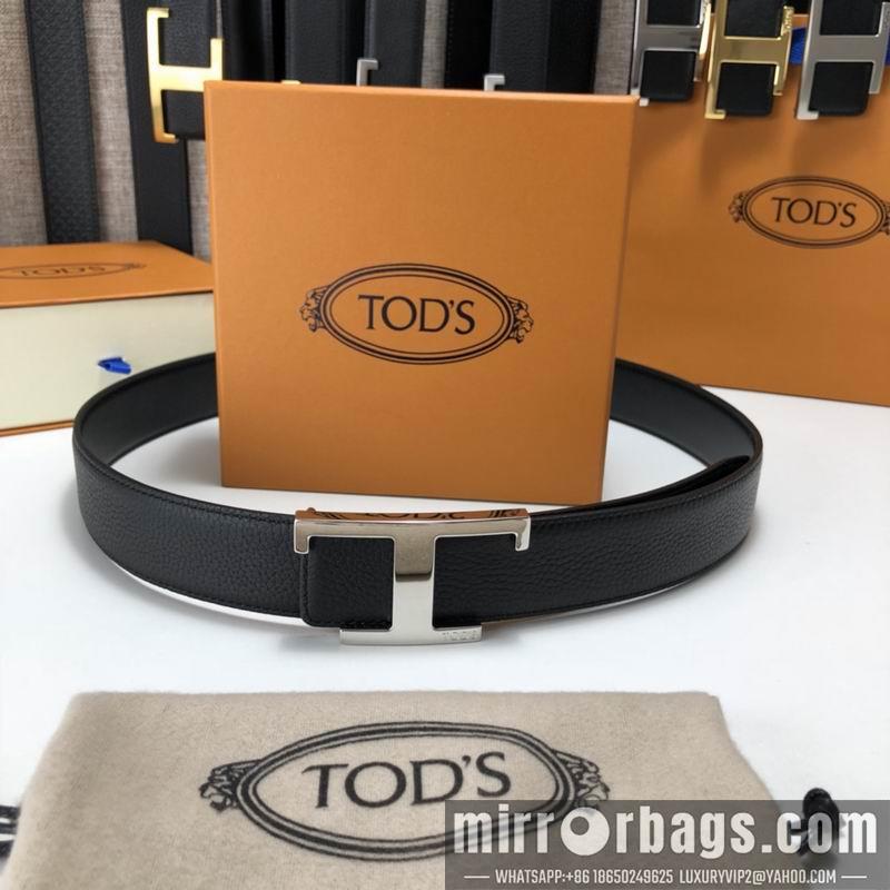 Tod's belt 34mmX95-125cm 7D03