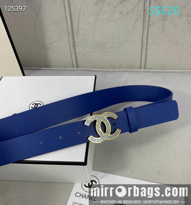 Chanel belt 30mmX95-125cm XH05