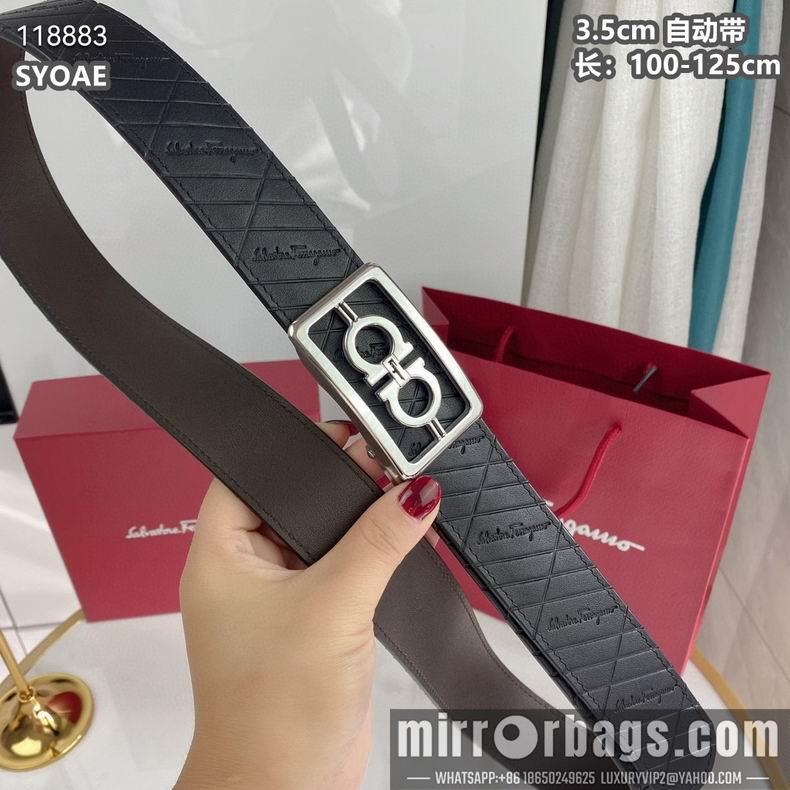 Ferragamo belt自动带 35mmX100-125cm 8L11