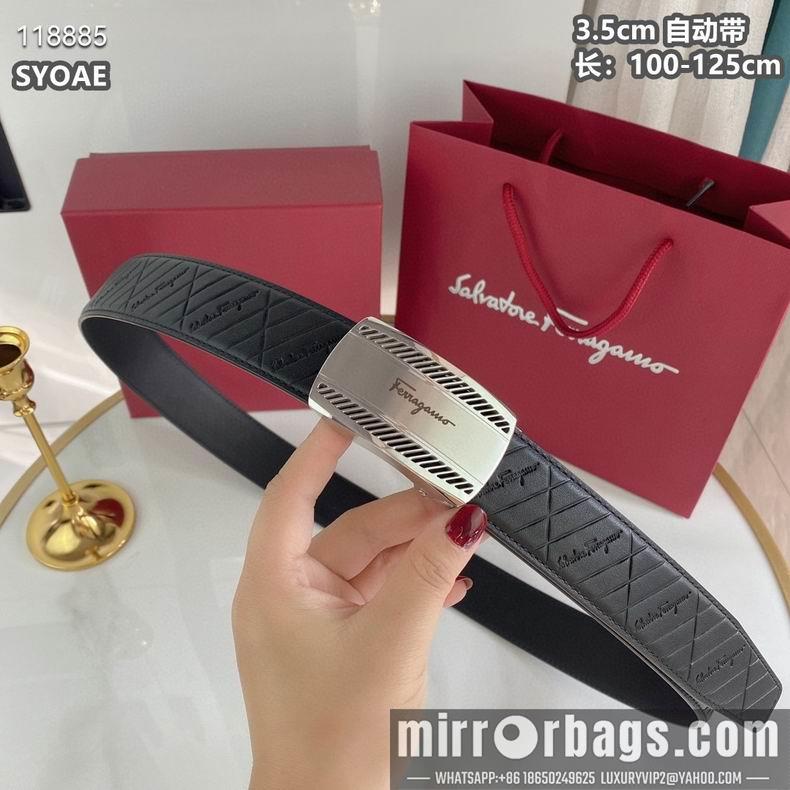 Ferragamo belt自动带 35mmX100-125cm 8L12