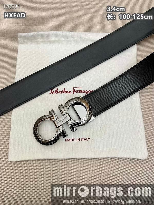 Ferragamo belt 34mmX100-125cm 8L03
