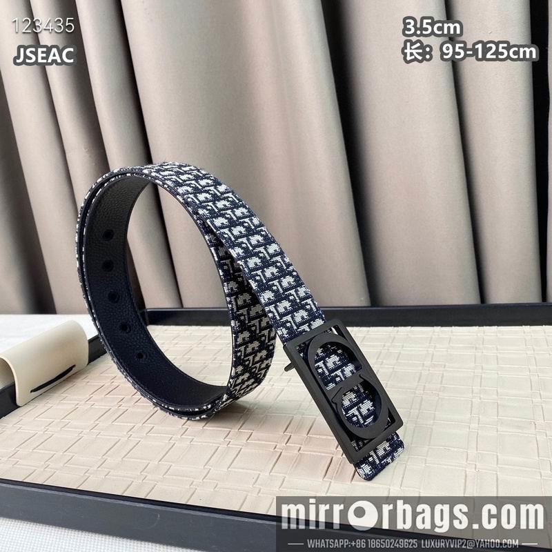 Dior belt 35mmX95-125cm 8L25