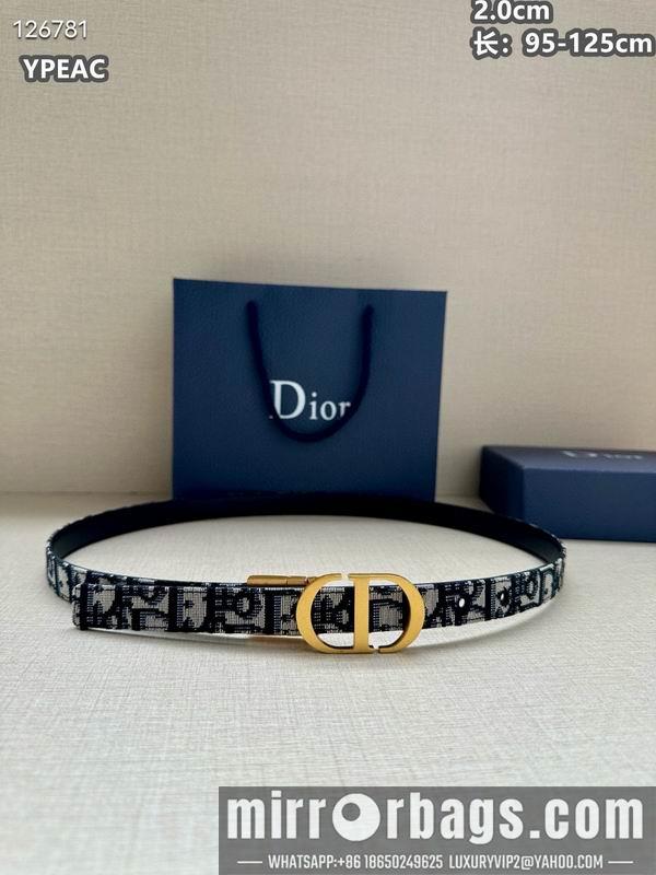 Dior belt 20mmX95-125cm 8L22