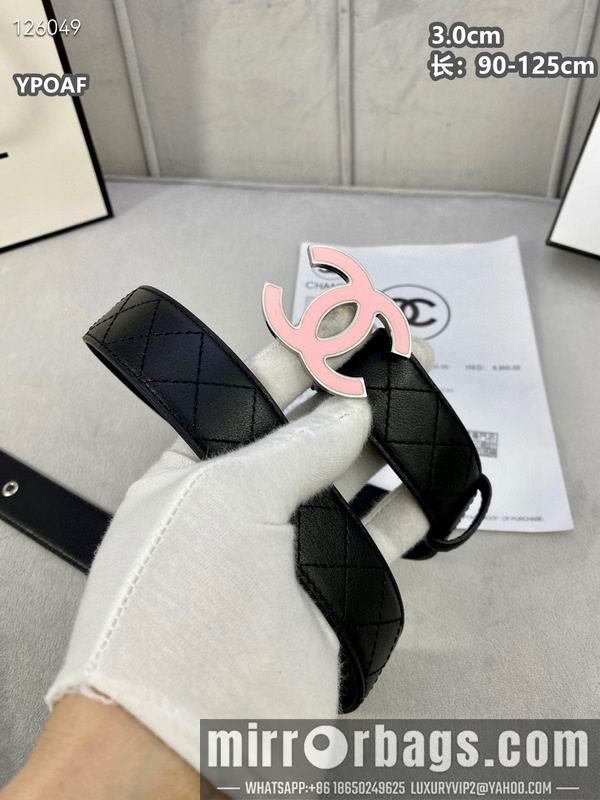 Chanel belt 30mmX90-125cm 8L12