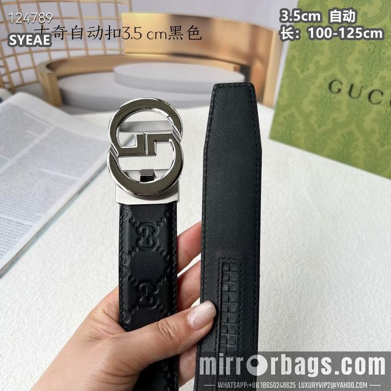 Gucci belt 35mmX100-125cm 8L18