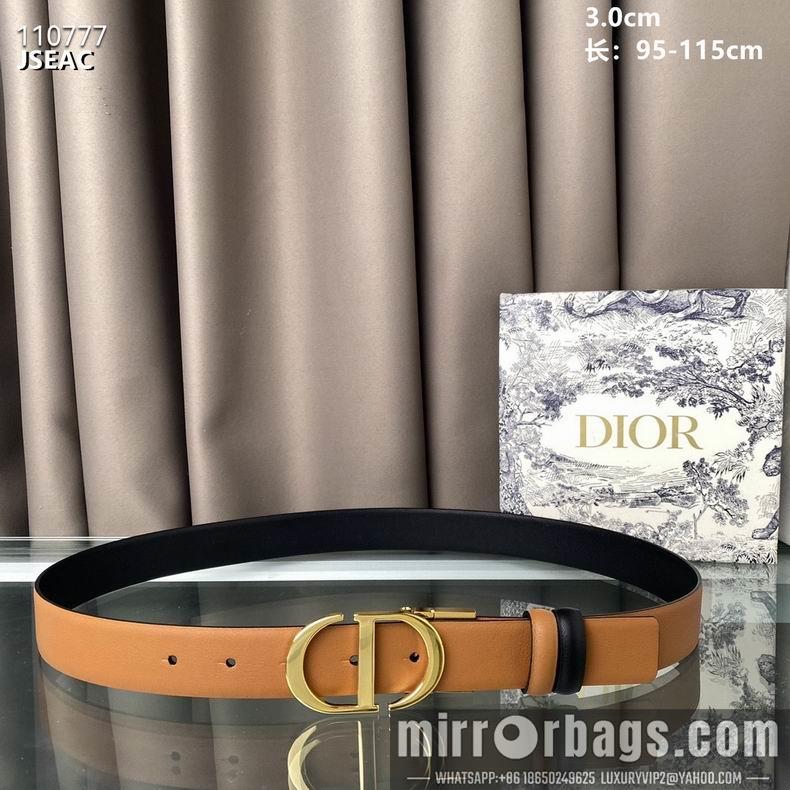 Dior Belt 30mmX95-115cm 8L08