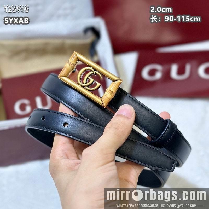 Gucci belt 20mmX90-115cm 8L25