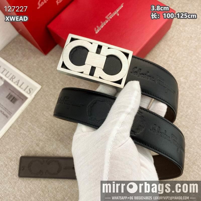 Ferragamo belt 38mmX100-125cm 8L19