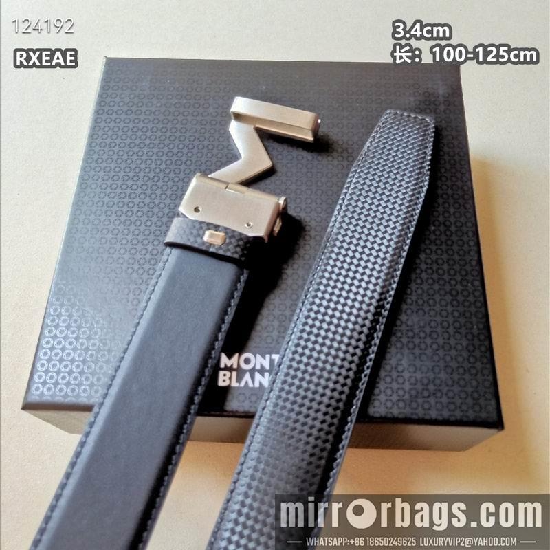 Montlanc belt 34mmX100-125cm 8L17