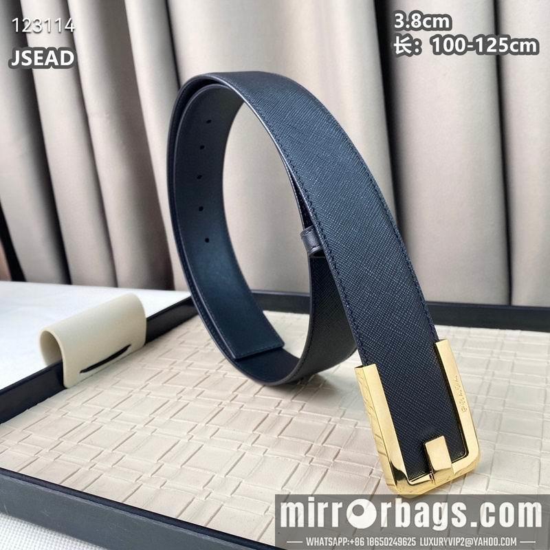 Prada belt 38mmX100-125cm 8L06