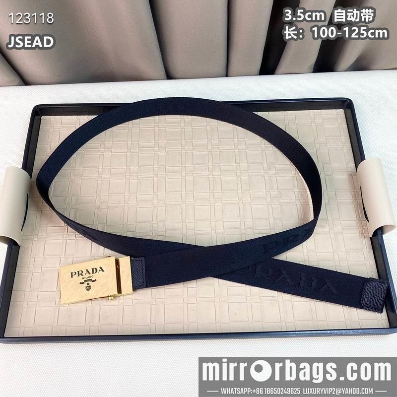 Prada belt 35mmX100-125cm 8L40