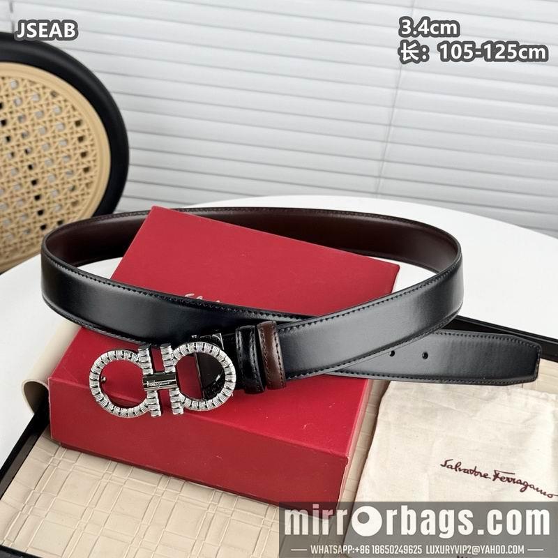 Ferragamo belt 34mmX105-125cm 8L11