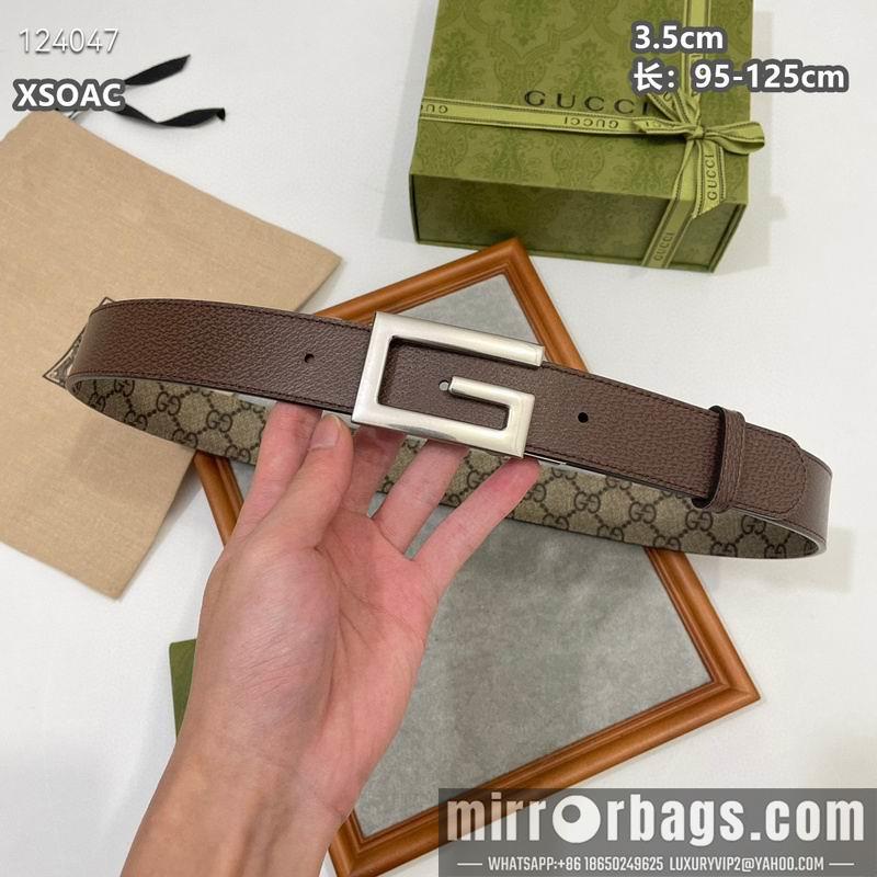 Gucci belt 35mmX95-125cm 8L10