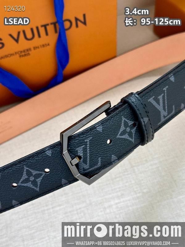 LV belt 34mmX95-125cm 8L23