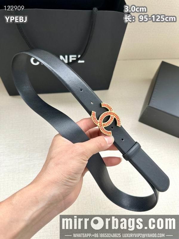 Chanel belt 30mmX95-125cm 8L26
