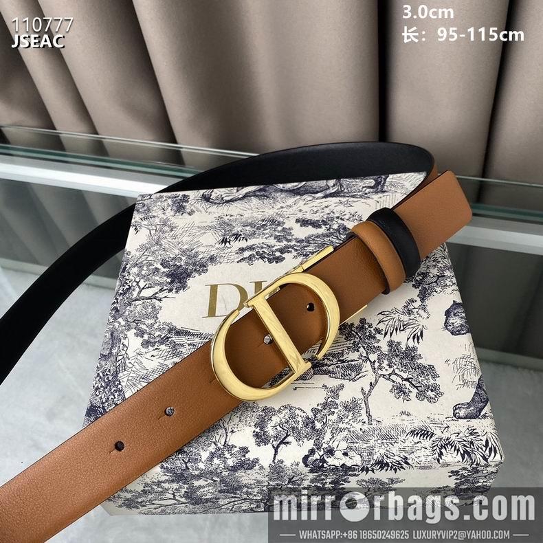 Dior Belt 30mmX95-115cm 8L08