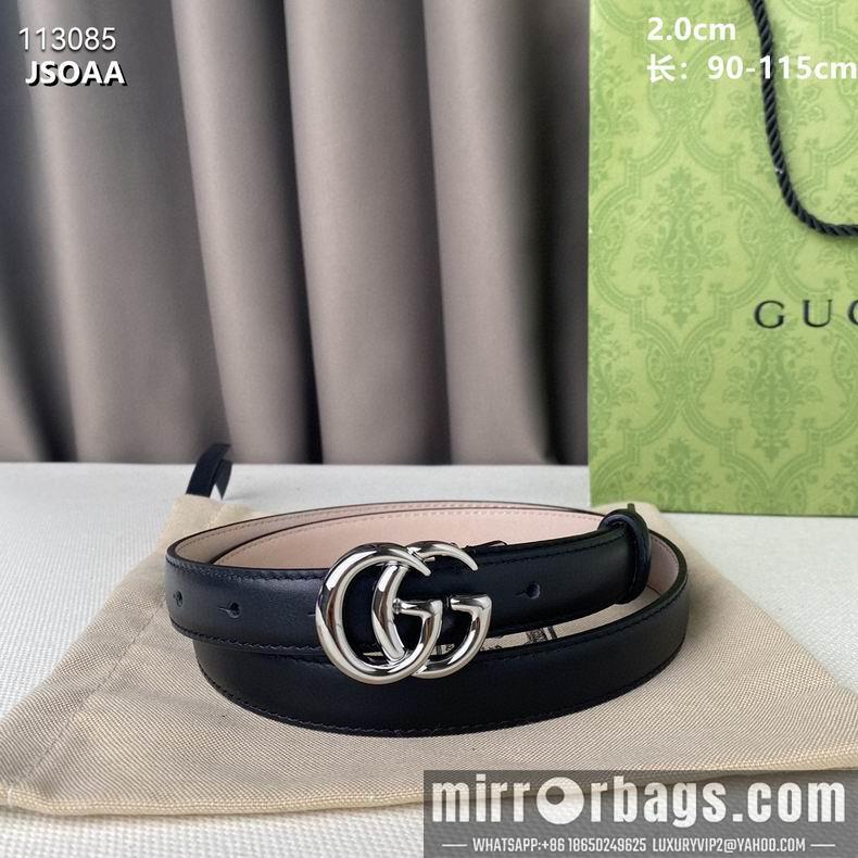 Gucci belt 20mmX90-115cm 8L13