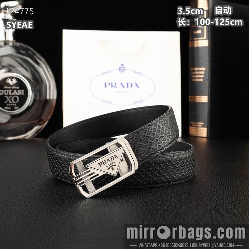 Prada belt 35mmX100-125cm 8L54