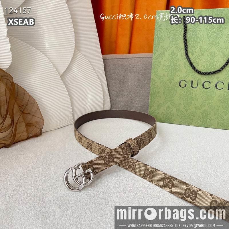 Gucci belt 20mmX90-115cm 8L18