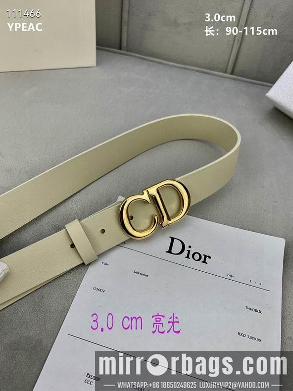 Dior Belt 30mmX90-115cm 8L07