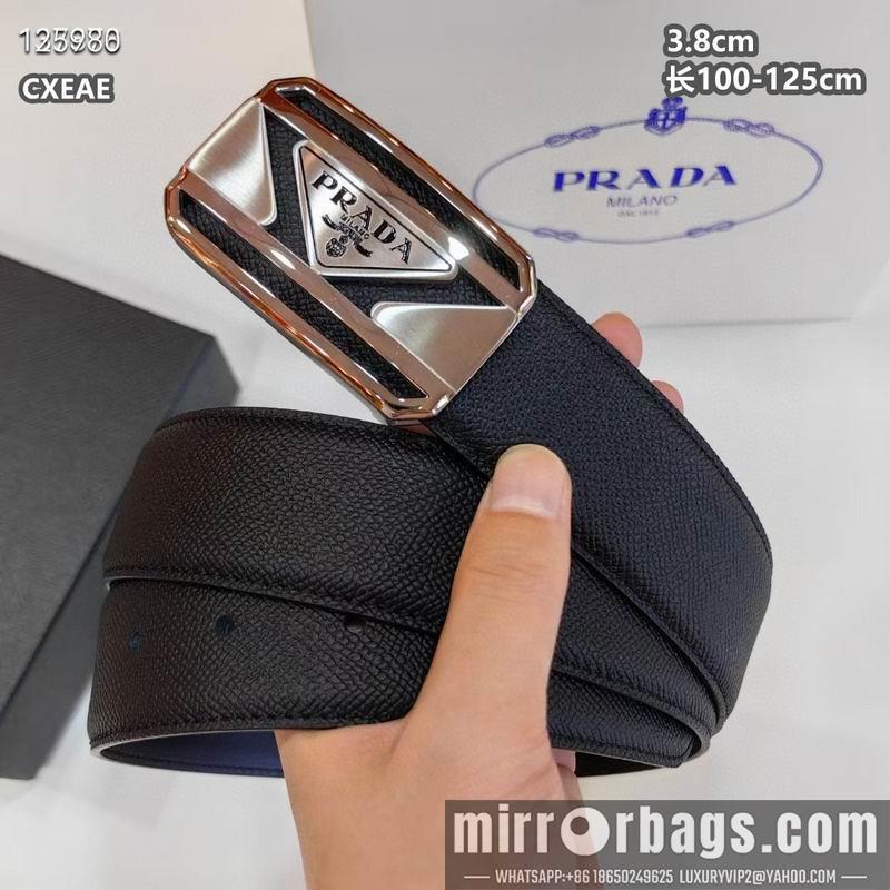 Prada belt 38mmX100-125cm 8L02