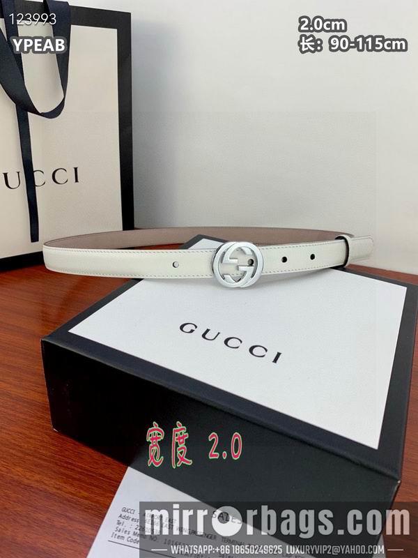 Gucci belt 20mmX90-115cm 8L24