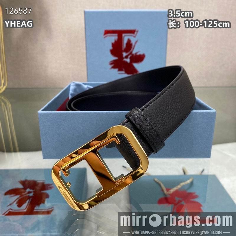 Tod's belt 35mmX100-125cm 8L04