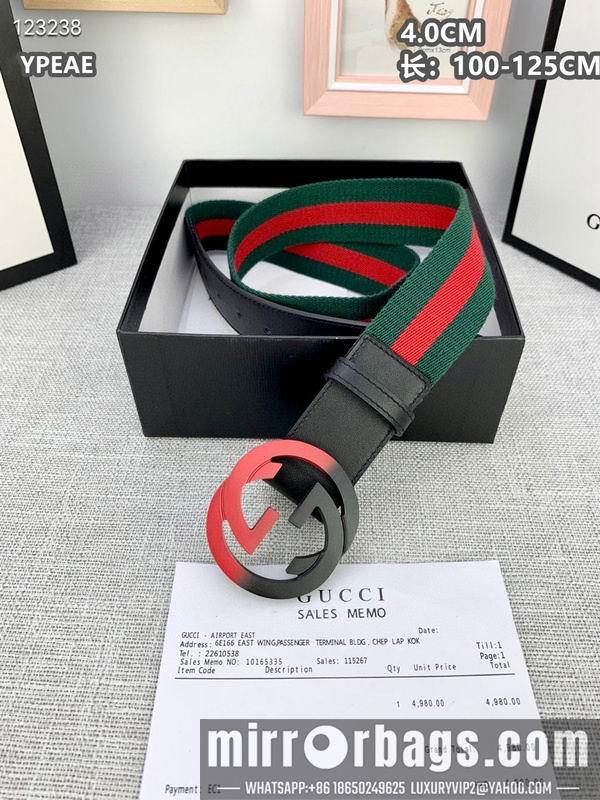 Gucci belt 40mmX100-125cm 8L135