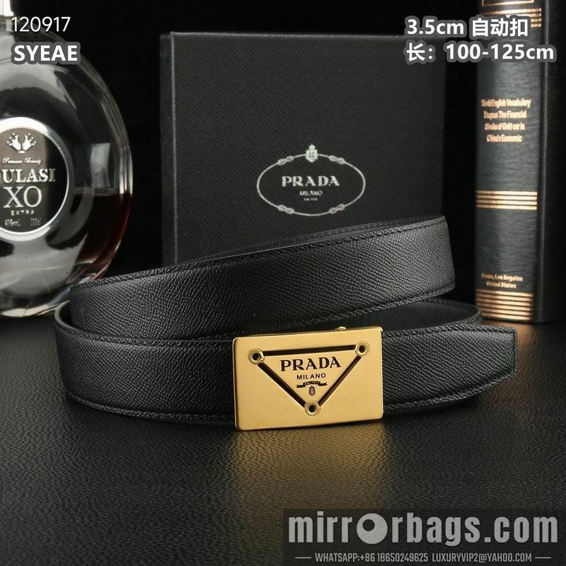 Prada belt 自动带 35mmX100-125cm 8L072003