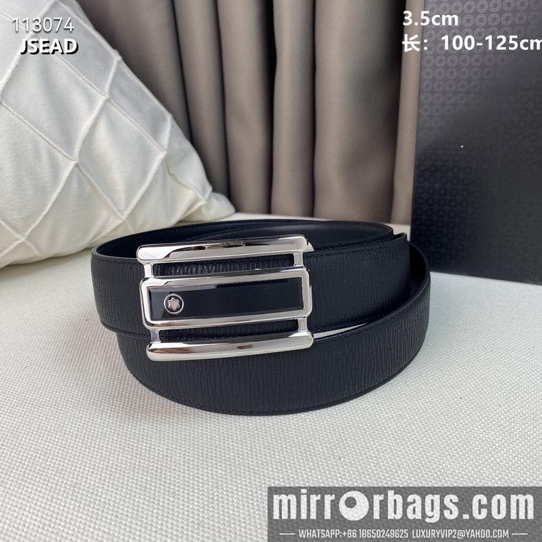 Montblanc belt自动带 35mmX100-125cm 8L03