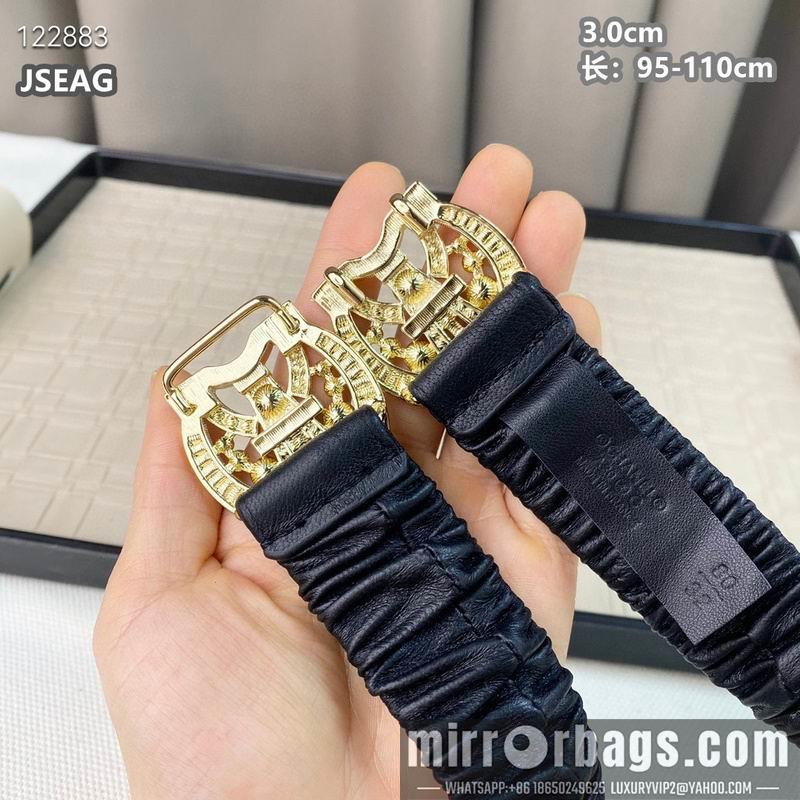 Chanel belt 30mmX95-110cm 8L29