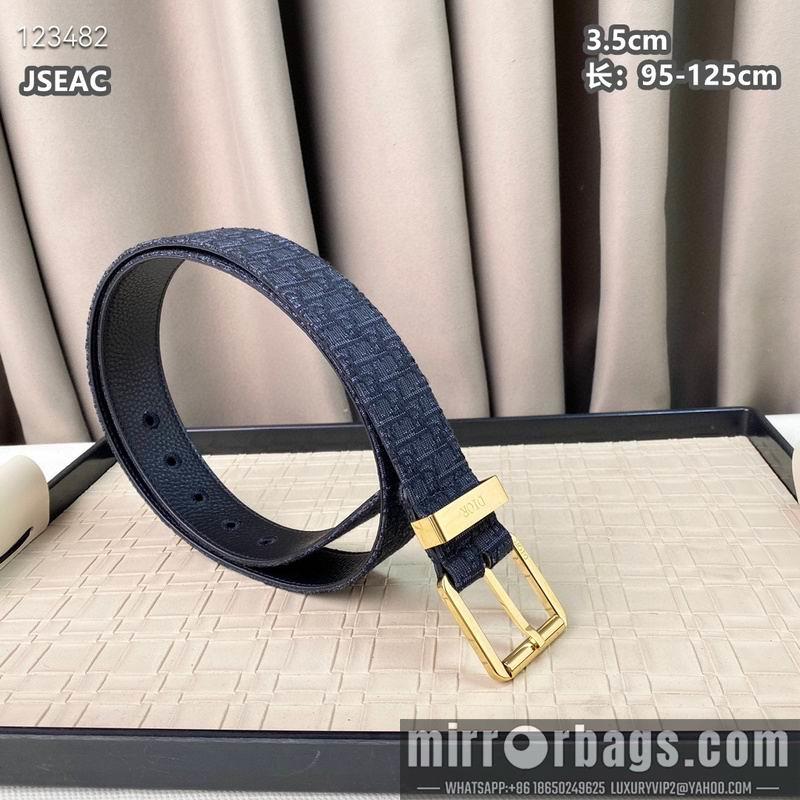 Dior belt 35mmX95-125cm 8L30
