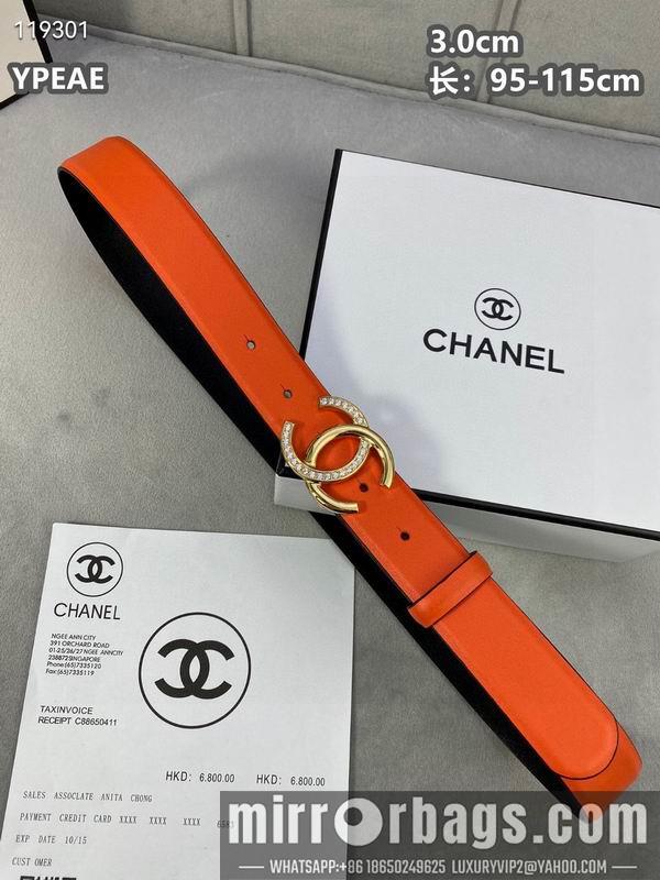 Chanel belt 30mmX95-115cm 8L040803