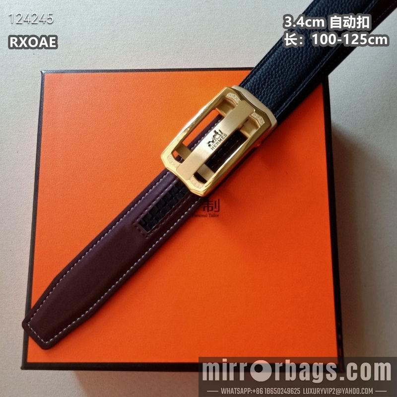 Hermes belt 34mmX100-125cm 8L08