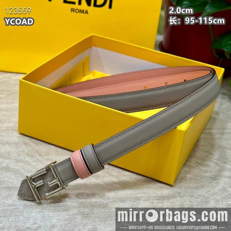Fendi belt 20mmX95-115cm 8L16