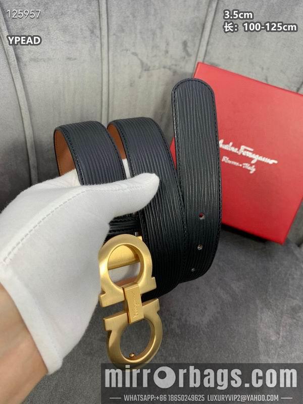 Ferragamo belt 35mmX100-125cm 8L26